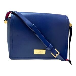 Kate Spade Ava Arbour Hill Smooth Leather Flap Crossbody Bag.